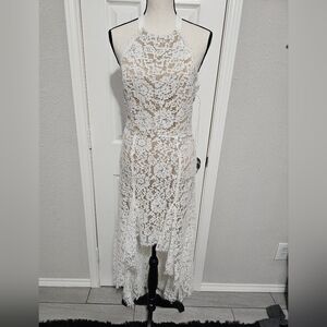 Do + Be high low halter dress